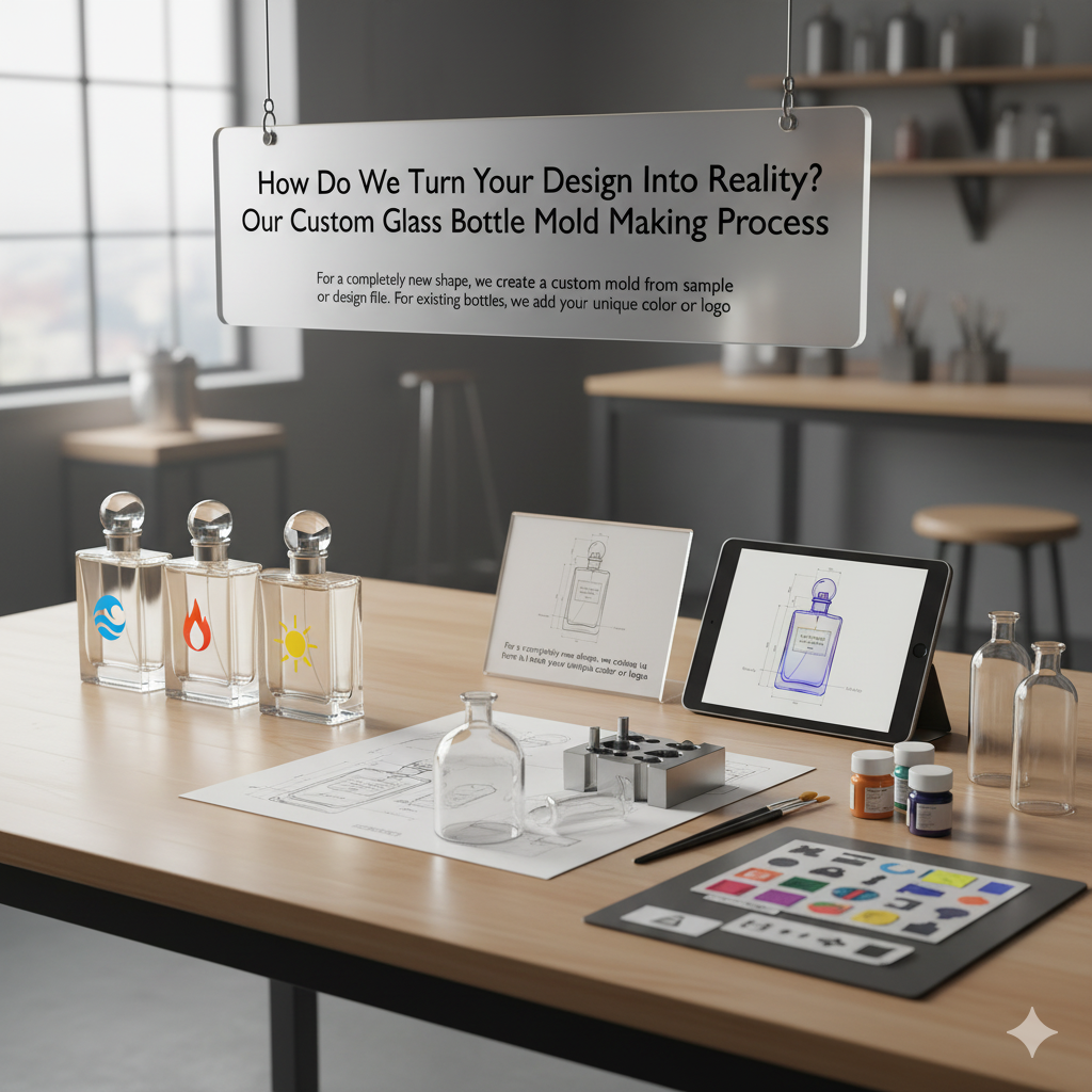 How Do We Turn Your Design Into Reality? Our Custom Glass Bottle Mold Making Process?